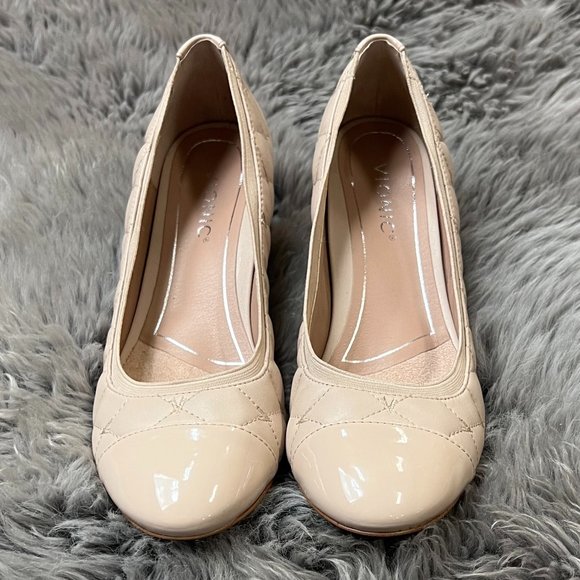 Vionic Shoes - Vionic | Women's Olympia Ruby Quilted Pump | Nude | Size 8